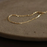 S925 Silver Wave Glittering Bracelet Women ins Wind Star River Handwear