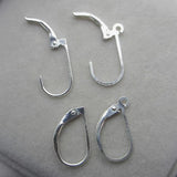 S925 Silver French Ear Hooks Charms for Jewelry Making 1pair