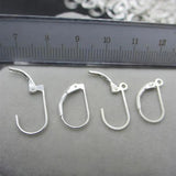 S925 Silver French Ear Hooks Charms for Jewelry Making 1pair
