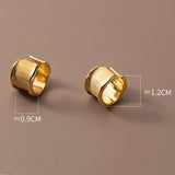 S925 Sterling Silver Irregular Shaped Ear Clips Allergy Free Earrings for Women
