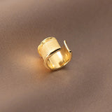 S925 Sterling Silver Irregular Shaped Ear Clips Allergy Free Earrings for Women