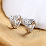 S925 Silver 10MM Butterfly Zircon Necklace Charm Gift Jewelry
