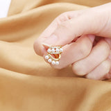 S925 Silver Charm Pearls Zircon Earrings Women Gift