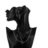 S925 Silver 16-30 Inches Snake Chain Necklace Wedding Jewelry