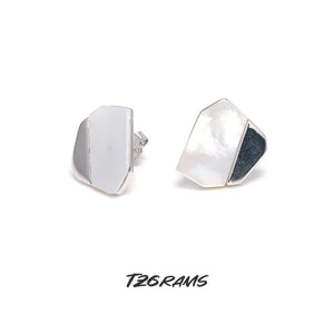 925 Silver 18k Plating Shell Earrings Fine Jewelry Gift