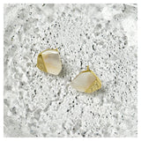 925 Silver 18k Plating Shell Earrings Fine Jewelry Gift