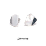 925 Silver 18k Plating Shell Earrings Fine Jewelry Gift