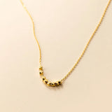 S925 Sterling Silver 8 Beads Choker Necklace Pendant