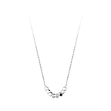 S925 Sterling Silver 8 Beads Choker Necklace Pendant