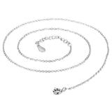 S925 Sterling Silver Accessory Chain, 16/18 Inch