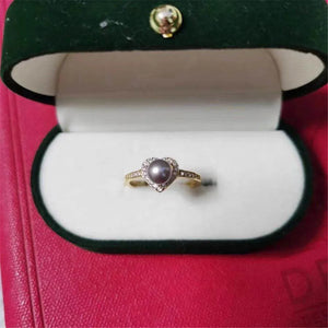 S925 Silver Adjustable Pearl Ring Settings Blank/Base For DIY Rings