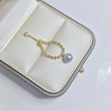Adjustable Sterling Silver Ring Base for Pearls Crystals
