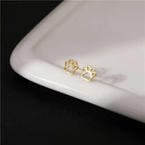 S925 Sterling Silver Animal Paw Earrings Hot Selling
