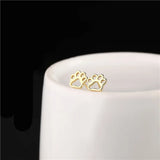 S925 Sterling Silver Animal Paw Earrings Hot Selling