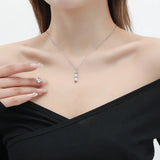 S925 Silver Bamboo Necklace Elegant Clavicle Chain
