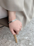Sterling Silver Bangle Roman Numeral Jewelry