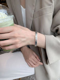 Sterling Silver Bangle Roman Numeral Jewelry
