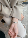 Sterling Silver Bangle Roman Numeral Jewelry