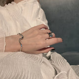 S925 Sterling Silver Bangle Minimalist Jewelry Accessories