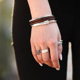 S925 Eagle Feather Bangle Jewelry for Women