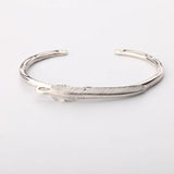 S925 Eagle Feather Bangle Jewelry for Women