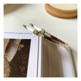 S925 Sterling Silver Smiling Face Bangle for Women