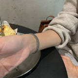 S925 Sterling Silver Adjustable Bangle Jewelry