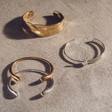 S925 Sterling Silver Open Bangle for Women
