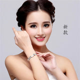 S925 Sterling Silver Bangles Women's Personality Open BANGLES Jewelry