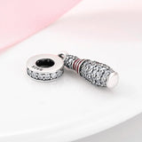 S925 Sterling Silver Beaded Pendant Tennis Baseball Ski Skating Shoes Bracelet