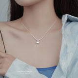 925 Silver Heart Necklace Women