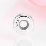 S925 Sterling Silver Beads DIY Accessories Zircon Jewelry Spacer Beads