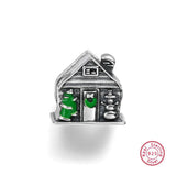 S925 Sterling Silver Warm Family House Charm for Bracelet
