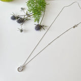 S925 Beating Heart Necklace Crown Heart Necklace
