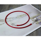 Sterling Silver Bells Anklet Foot Jewelry Red Rope Chain Anklets