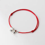 S925 Sterling Silver Bells Anklet Foot Jewelry for Women