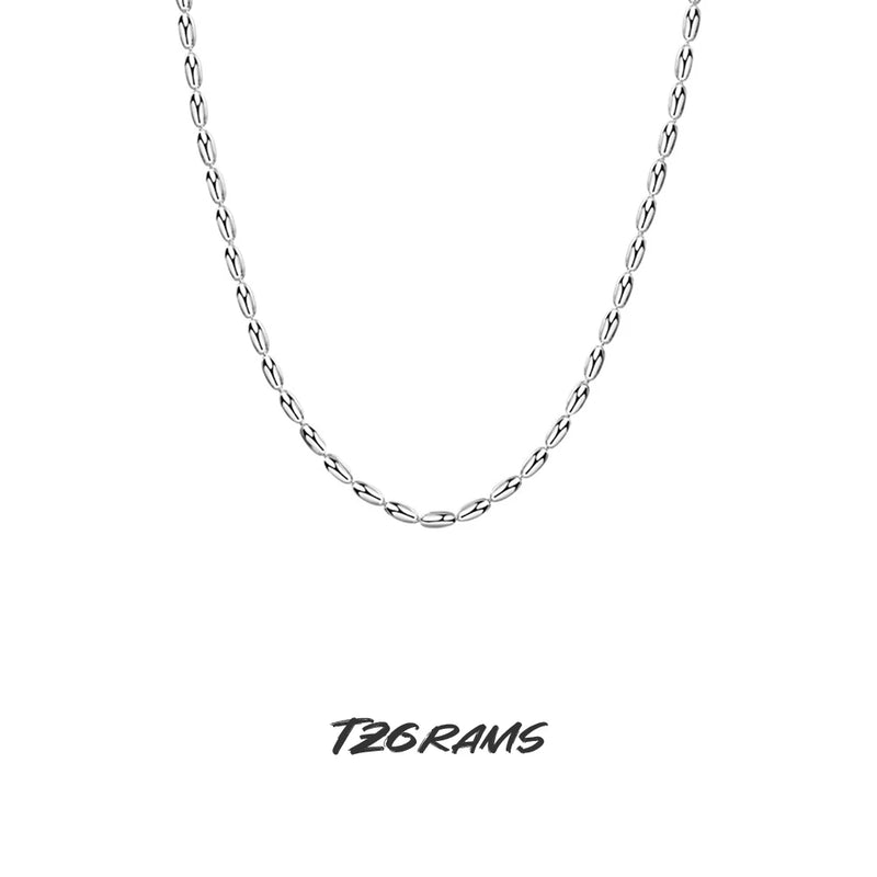 S925 Birthstone Necklace Platinum Zircon Jewelry