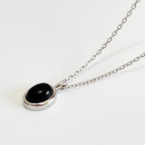 S925 Sterling Silver Agate Necklaces for Women Chokers