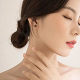 S925 Flower Earrings & Small Earrings High Cold Wind Versatile Female