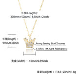 S925 Bling Ice Out Crown Chokers Necklaces for Women