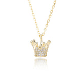 S925 Bling Ice Out Crown Chokers Necklaces for Women