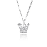 S925 Bling Ice Out Crown Chokers Necklaces for Women