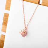 S925 Bling Ice Out Crown Chokers Necklaces for Women