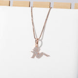 S925 Silver Ice Out Body Pendants Necklace for Men Hip Hop