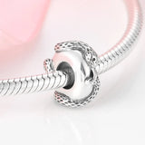 S925 Sterling Silver Sparkling Spacer Beads for DIY Bracelet Necklace