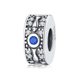 S925 Sterling Silver Sparkling Spacer Beads for DIY Bracelet Necklace