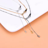 S925 Sterling Silver Box Chain Bracelet DIY Jewelry Material