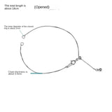 S925 Sterling Silver Box Chain Bracelet DIY Jewelry Material