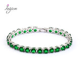 S925 Silver CZ Tennis Bracelet Stone 3-6mm Party Engagement