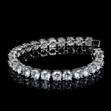 S925 Silver CZ Tennis Bracelet 3mm 4mm 5mm 6mm